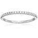 Vir Jewels 1/5 Cttw Round Diamond Wedding Band For Women In 14K White Gold Prong Set - White - 5.5