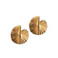 RUDDOCK Large Fan Earrings - Gold