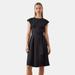 Principles Womens/Ladies Belted Pleated Dress - Black - 12