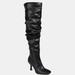 Journee Collection Journee Collection Women's Tru Comfort Foam Wide Calf Kindy Boot - Black - 7