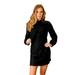 Farah Naz New York Self-Tie Dress - Black - 8