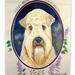 Caroline's Treasures 28 x 40 in. Polyester Wheaten Terrier Soft Coated Flag Canvas House Size 2-Sided Heavyweight