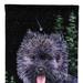 Caroline's Treasures 28 x 40 in. Polyester Starry Night Cairn Terrier Flag Canvas House Size 2-Sided Heavyweight