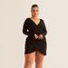 Alana Eve Serena Mini Dress - Black - Black