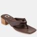 Journee Collection Journee Collection Women's Seelah Sandal - Brown - 6.5