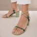 ALOHAS Grace Jasmine Sandal - Green - EU 39