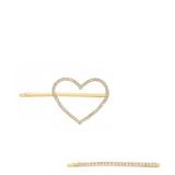 Ettika Forever Crystals Hair Pin - Gold - OS