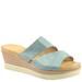 Lunar Womens/Ladies Mandy Wedge Sandals - Blue - Blue - 6