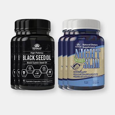 Totally Products Black Seed Oil and Night Slim Combo Pack