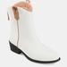 Journee Collection Journee Collection Women's Tru Comfort Foam Novva Bootie - White - 8.5