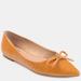 Journee Collection Journee Collection Women's Devalyn Flat - Brown - 6