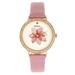 Bertha Watches Delilah Leather-Band Watch - Pink