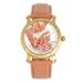 Bertha Watches Bertha Isabella MOP Leather-Band Ladies Watch - Gold