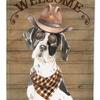 Caroline's Treasures 11 x 15 1/2 in. Polyester English Pointer Country Dog Garden Flag 2-Sided 2-Ply