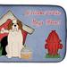 Caroline's Treasures 14 in x 21 in Dog House Collection Saint Bernard Dish Drying Mat