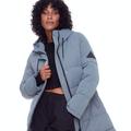 Alpine North Aulavik | Women's Vegan Down (Recycled) Mid-Length Hooded Parka Coat, Slate - Blue