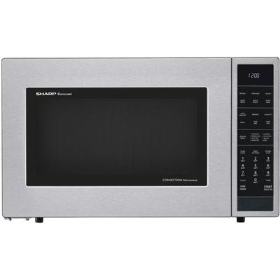 Sharp 1.5 Cu. Ft. Stainless Countertop Convection Microwave - Grey