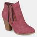 Journee Collection Journee Collection Women's Vally Bootie - Red - 8.5