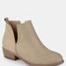 Journee Collection Women's Wide Width Rimi Bootie - Brown - 6