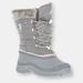 Trespass Womens Stavra II Snow Boots - Storm Grey - Grey - 8