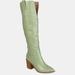 Journee Collection Journee Collection Women's Tru Comfort Foam Wide Calf Therese - Green - 9