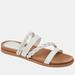 Journee Collection Journee Collection Women's Wide Width Colette Sandal - White - 6.5