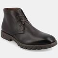 Vance Co. Shoes Arturo Plain Toe Chukka Boot - Brown - 12