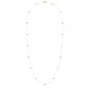 LuvMyJewelry Lucky Star Layered Diamond Necklace In 14K Yellow Gold Vermeil On Sterling Silver - Gold