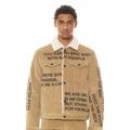 Cult of Individuality Type II Denim Jacket - Beige - Brown - XXL