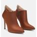 Rag & Co Melba Pointed Toe Stiletto Boot - Brown - US 6