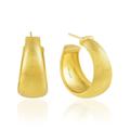 Arvino Striated Hoops Gold Vermeil - Gold