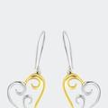 Haus of Brilliance 10K Yellow Gold Earrings - White - OS