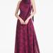 Sachin & Babi Kayla Gown - Magenta Bloom - Red