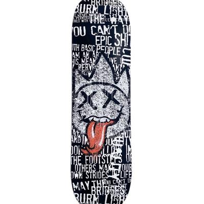 Cult of Individuality Logo Deck Skateboard - Black - 8.25