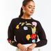 Mestiza Dolcetto Embroidered Sweater - Black