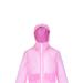 Regatta Childrens/Kids Hallow Transparent Hooded Waterproof Jacket - Pastel Pink - Pink - 14