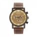 Breed Watches Breed Ryker Chronograph Leather-Band Watch w/Date - Brown