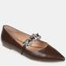 Journee Collection Journee Collection Women's Metinaa Flat - Brown - 5.5