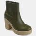 Journee Collection Journee Collection Women's Tru Comfort Foam Riplee Bootie - Green - 12