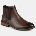 Vance Co. Shoes Vance Co. Men's Wide Width Landon Chelsea Dress Boot - Brown - 12