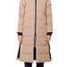 Alpine North Women's Vegan Down (Recycled) Ultra Long Length Parka, Camel - Brown