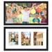 Fresh Fab Finds 2Pcs Picture Frame 3 Opening Collage Frame 3 5x7IN Photo Black Picture Frame Desktop Wall Mounted Display Frame For Home Decoration - Black