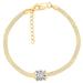 Diamonbliss Herringbone Bracelet - Yellow - STYLE: PRINCESS