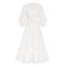 ZIMMERMANN Postcard Applique Dress - White - US 4