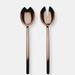 Mepra Salad Servers (Fork And Spoon) Due Bronzo