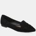 Journee Collection Women's Mindee Flat - Black - 12