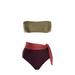 ZIMMERMANN Rosa Color Block Bikini - Red - 1