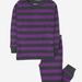 Leveret Striped Cotton Pajamas - Grey - 14Y