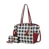 MKF Collection by Mia K Karlie Tote Bag With Wallet - 2 Pieces - Red