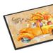 Caroline's Treasures 24 in x 36 in Fall Harvest English Bulldog Door Mat Indoor/Outdoor